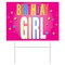 Beistle 11½in. x 15½in. Plastic Birthday Girl Yard Sign - 6 Pack